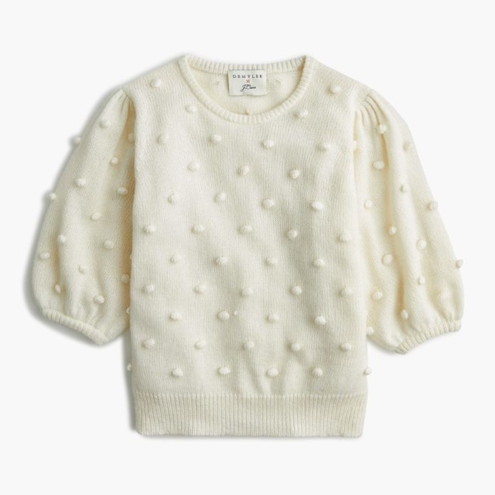Demylee for JCrew Pom Pom sweater
